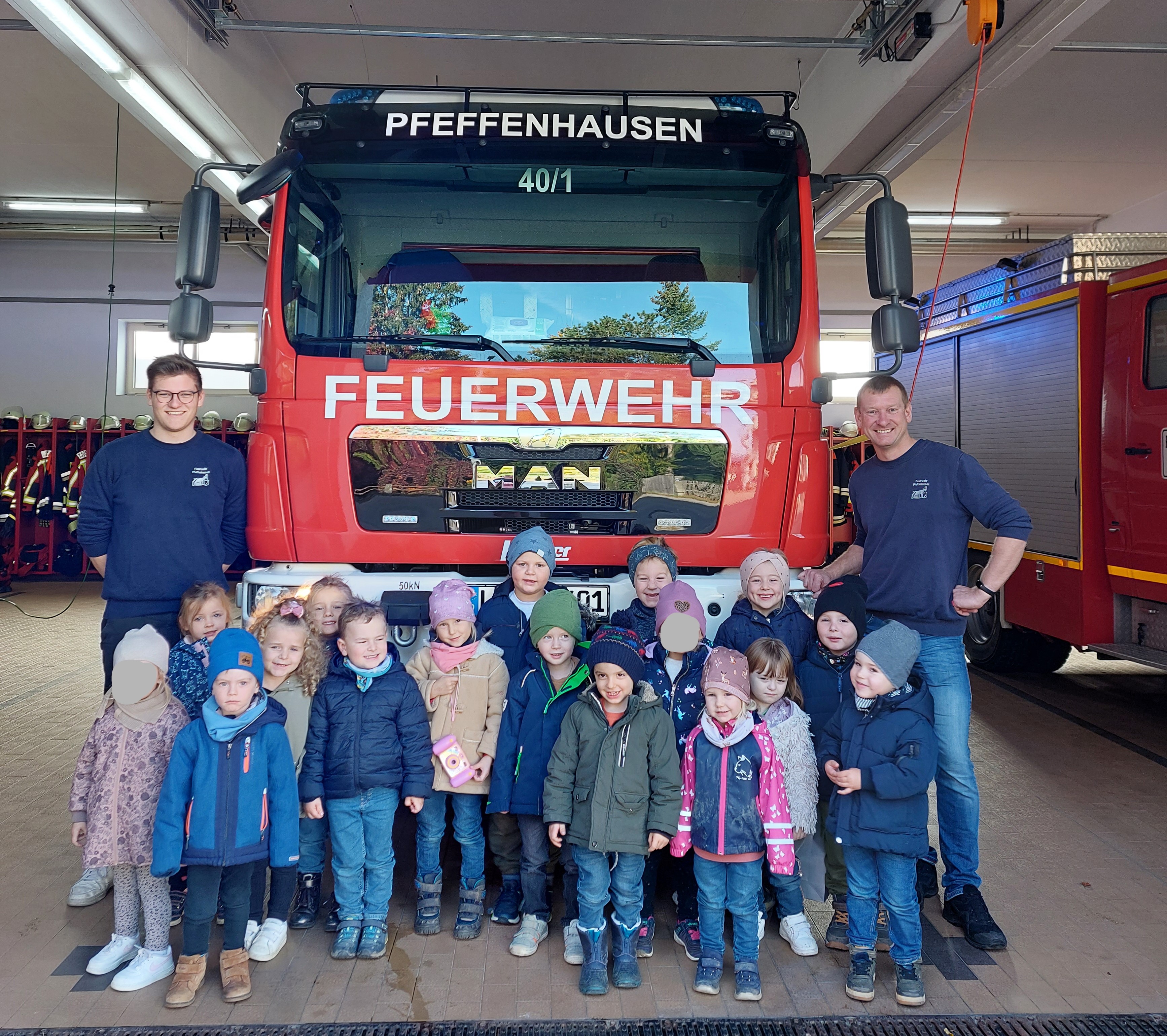 Wir besuchen die Feuerwehr Pfeffenhausen